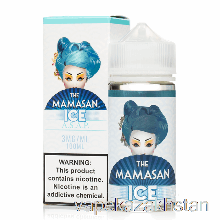 Vape Disposable ICE ASAP - The Mamasan E-Liquid - 100mL 3mg